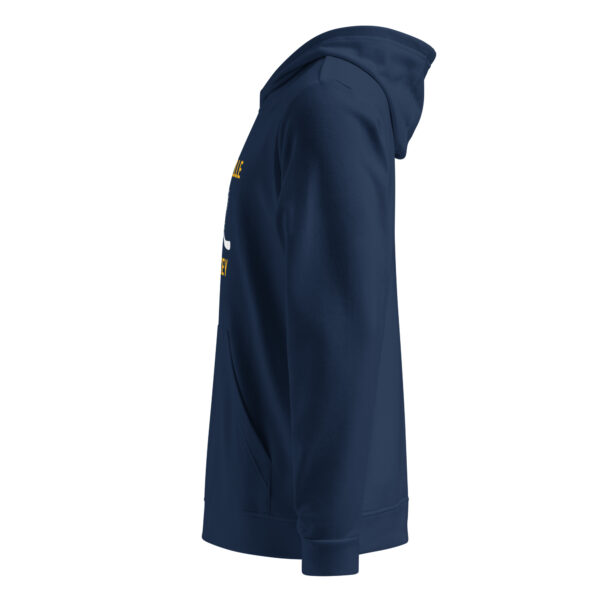 adidas fleece hoodie collegiate navy left