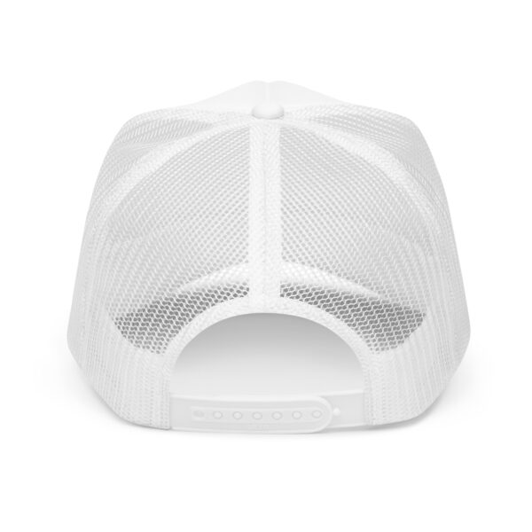 foam trucker hat white one size back