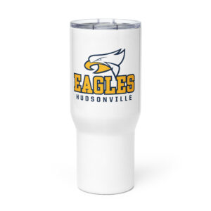 travel mug with a handle white 25 oz front