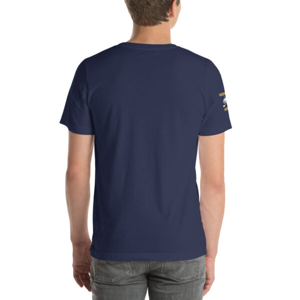 unisex staple t shirt navy back