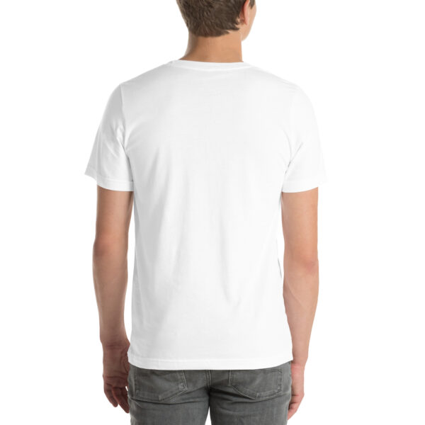 unisex staple t shirt white back